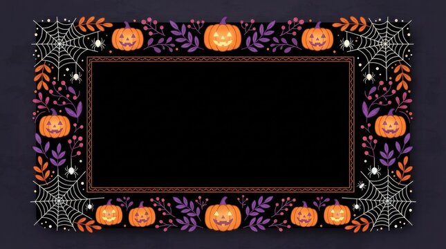 Spooky Halloween Border
