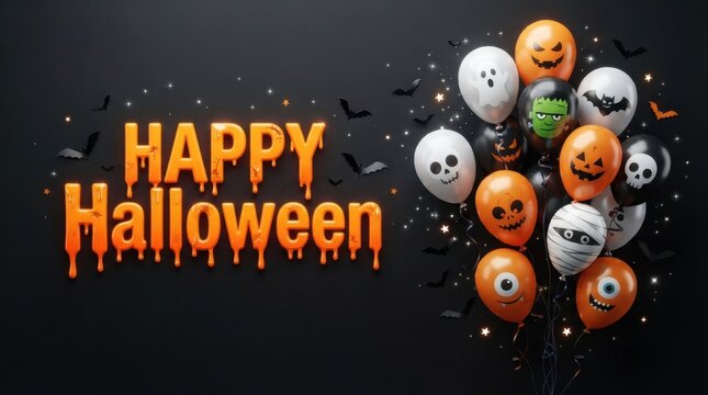Halloween Balloon Party Display