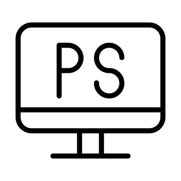 PS Vector Icon