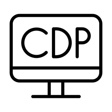 CDR Vector Icon