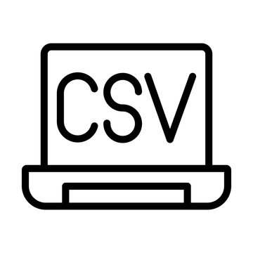 CSV Vector Icon