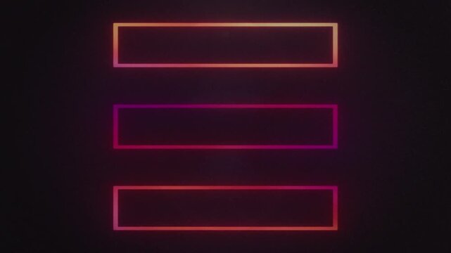 neon sign on a black background