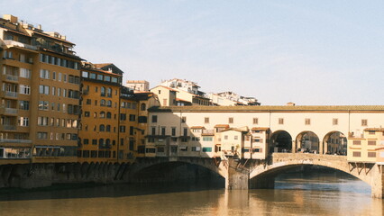 Fototapeta premium ponte vecchio florence italy