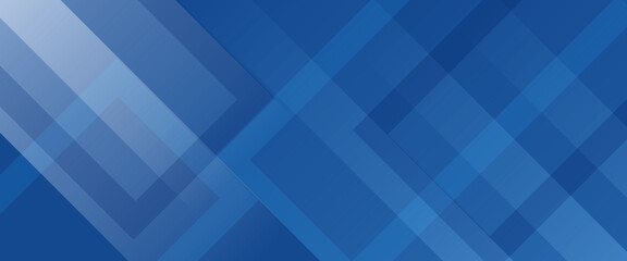 Obraz premium Abstract bacgkround blue and white gradient. Modern blue abstract rectangle box lines background for presentation design, banner, brocure, and business card