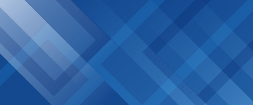 Abstract bacgkround blue and white gradient. Modern blue abstract rectangle box lines background for presentation design, banner, brocure, and business card