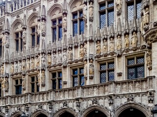 Fototapeta premium Grand Palace square in Brussels.