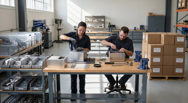 Regional Nearshore Production Assembly Line With Supply Chain Strength