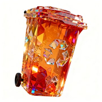 Chromatic Crystal Recycle Bin