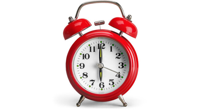 alarm clock, red alarm clock, clock, analog clock, bedside clock, wake up, morning alarm, alarm, timepiece, classic alarm clock, clock png, home accessory,