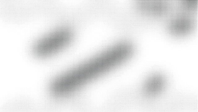 Black halftone dot pattern abstract texture