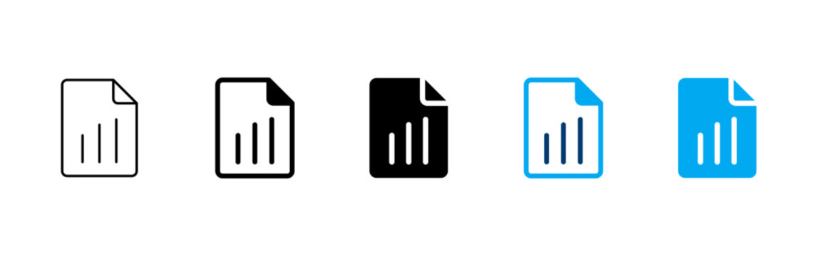 Bar chart icon. Analytics, statistics and business report symbol. Data graph pictogram for finance, dashboard, growth, performance and market analysis design.