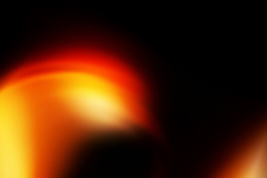 Abstract Fire Light Leak Background, Warm Orange and Red Gradient Texture with Prism Flare