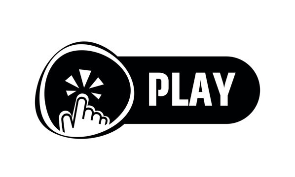 play menu vector icon.