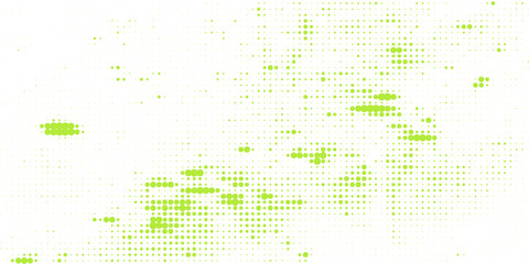 Obraz premium Grunge halftone overlay background with smoke or fire motion texture. Acid green color y2k aesthetics.