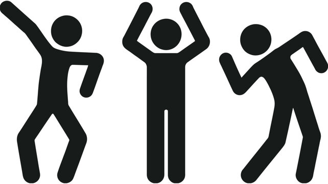 Drunk man stick figure vector icons showing person drinking alcohol bottle, losing balance, falling down, and intoxicated behavior symbols.