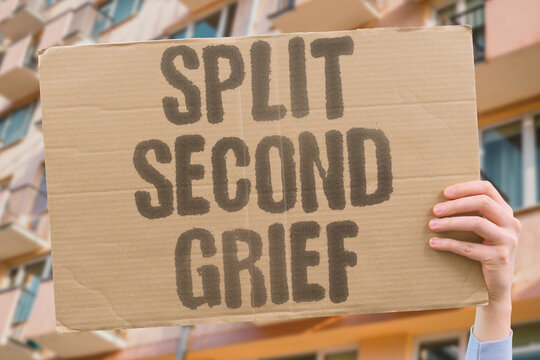 "Split Second Grief" A quick choice near water can bring lasting sorrow. LOSS. RESCUE. GRIEF. WATER. DECISION.