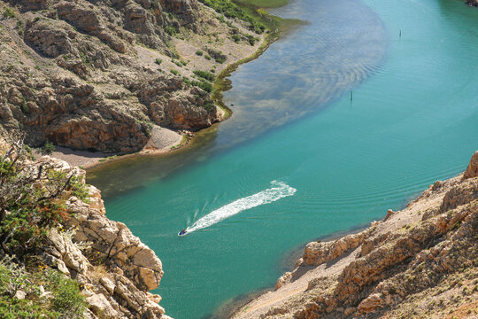 River Zrmanja near Obrovac, Croatia. Winnetou filming location