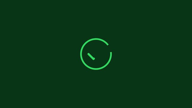 Animated Green Checkmark Success Indicator UI Motion Graphic