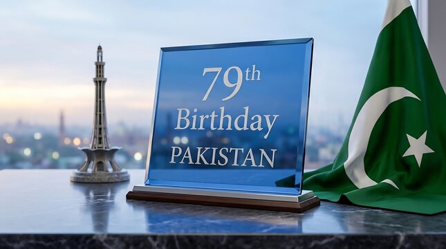 Pakistan 79th Birthday Independence Display