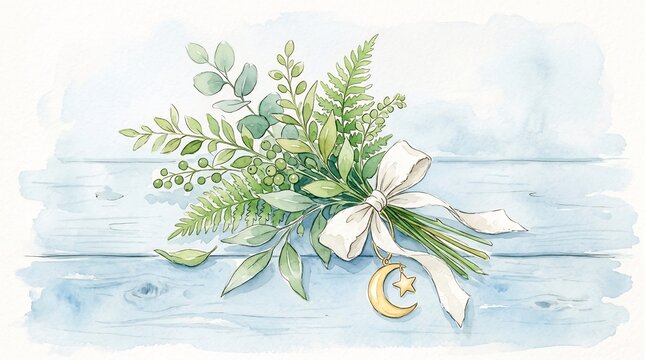 Floral Independence Day Pakistan Background