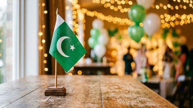 Pakistan Flag Independence Celebration Background