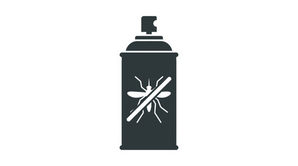 Mosquito repellent spray icon, pest control and insect protection symbol © Sumia