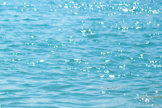 Blue sea water background texture