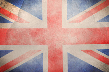 Fototapeta premium Grunge flag of England background
