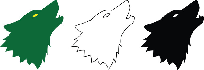 Green lizard sticking out tongue vector illustration © Asmaul