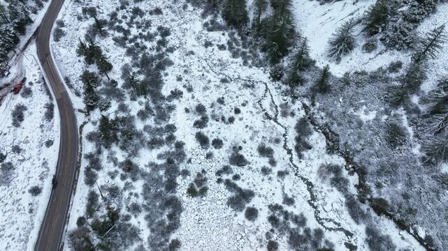 flying my dji drone near mount baldy in california.