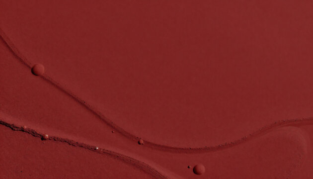 Iron Oxide Red Mineral Wash in a Broad Matte Gradient