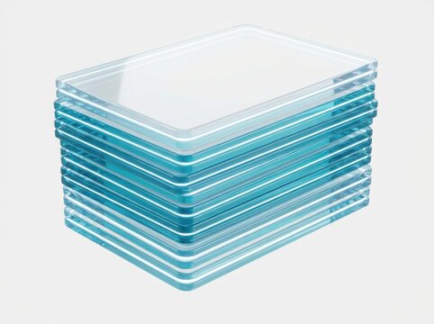 Iso quality assurance documentation on glossy acrylic stack for business standards