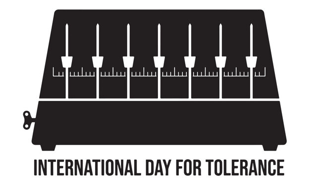 Tolerance Day Symbol with Candles Illustration for International Day for Tolerance Awareness and Unity Concept