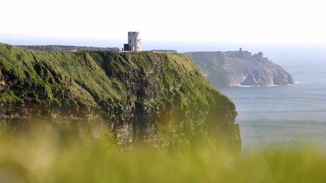 Cliffs of Moher in afternoon sun, County Clare, Ireland
