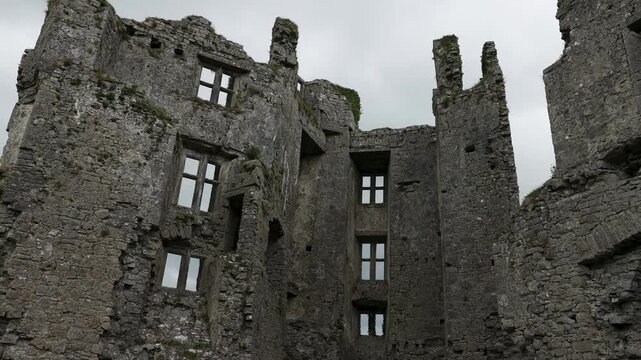 Ruins of Roscommon Castle near Athlone, County Roscommon, Ireland