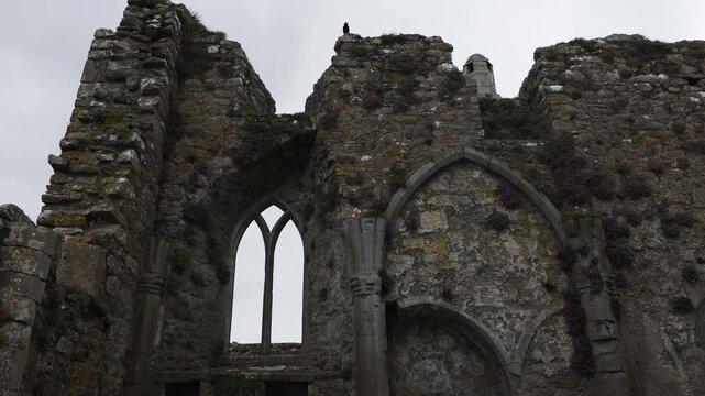 Ruined monastic settlement Clonmacnoise, County Offaly, Ireland