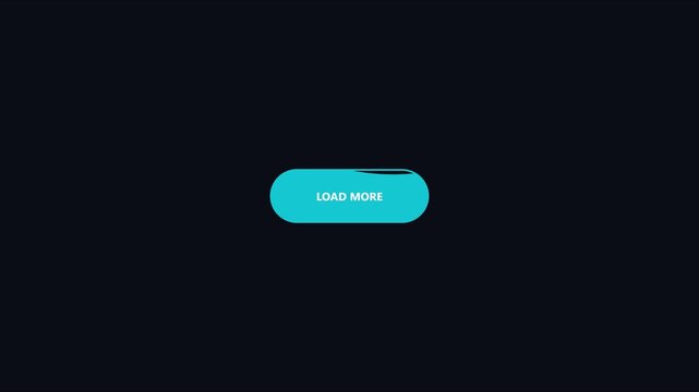 Load more button animation with liquid filling effect for web ui 4k