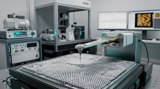 Atomic force microscopy analysis of nanostructured surface