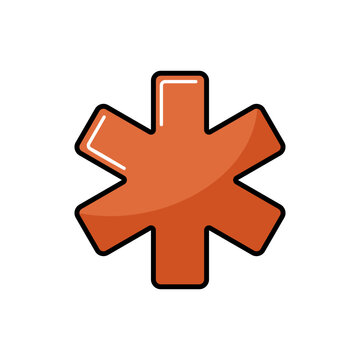 Medical Emergency Care glyph vector icon