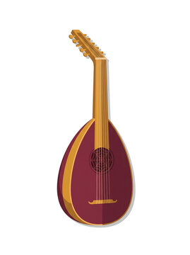 2d lute musical instrument