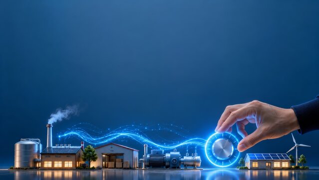 Innovative Hand Adjusting Energy Controls for Small and Medium Enterprises with Advanced Technology Illustrations