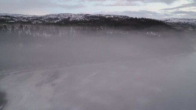 Norway Nord Dunderlandsdalen North Pole Artic Circle Aerial Drone