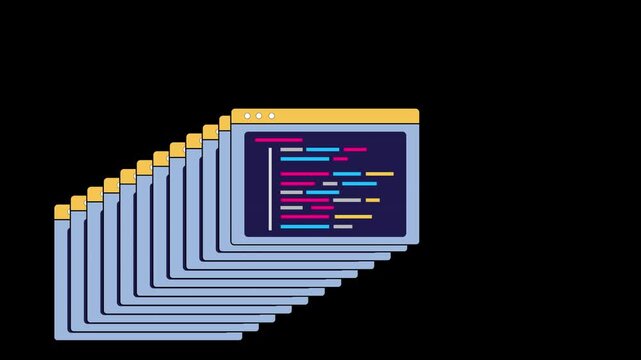 source code programming window alpha channel animation