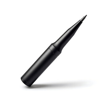 Sleek black marker pen with fine tip for detailed drawing and writing, featuring durable construction and smooth ink flow for professional use.