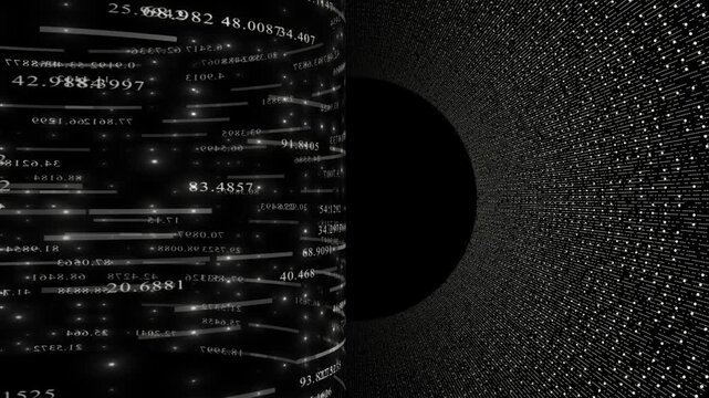 colorful digital data flow big data block chain news channel design dark technology background