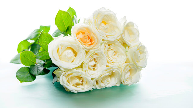 wedding bouquet of roses