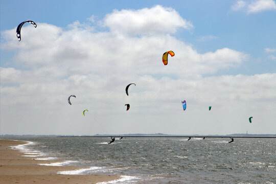 kitesurfen auf f&ouml;hr