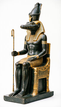 statue of the Egyptian god Sobek