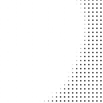 Halftone Dot Corner and Border Background