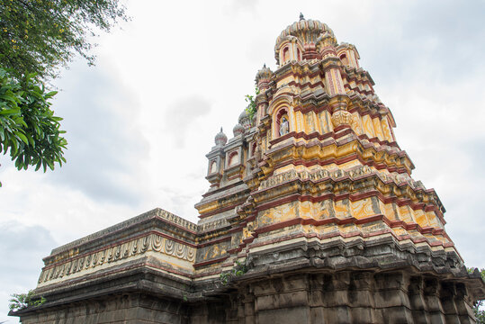 Bilveshwar Temple, Shree Kshetra Mahuli, 18th-century, commissioned by the Pant Pratinidhi rulers, Sangam Mahuli, Satara, Maharashtra, India.